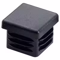 درپوش شیاردار لوله مربع بسته 4عددی هتیچ  مدل 9114238                     سایز 25×25 میلی متر
