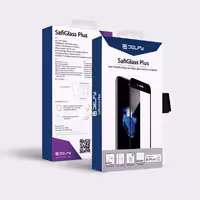 دلفی گلس مشکی محافظ صفحه نمایش مدل SafiGlass Plus آیفون 8 - Hiapple.ir