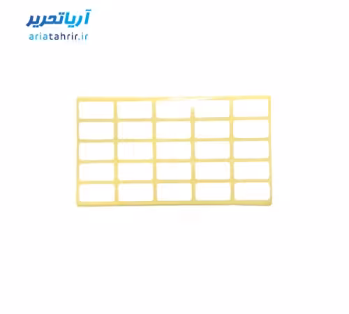 برچسب دور سفید سایز 25 × 12 میلی متر بسته 100 برگی