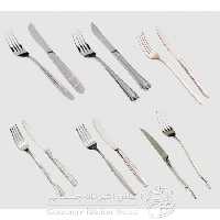 قاشق و چنگال استیل یونیک مدل UN-5762