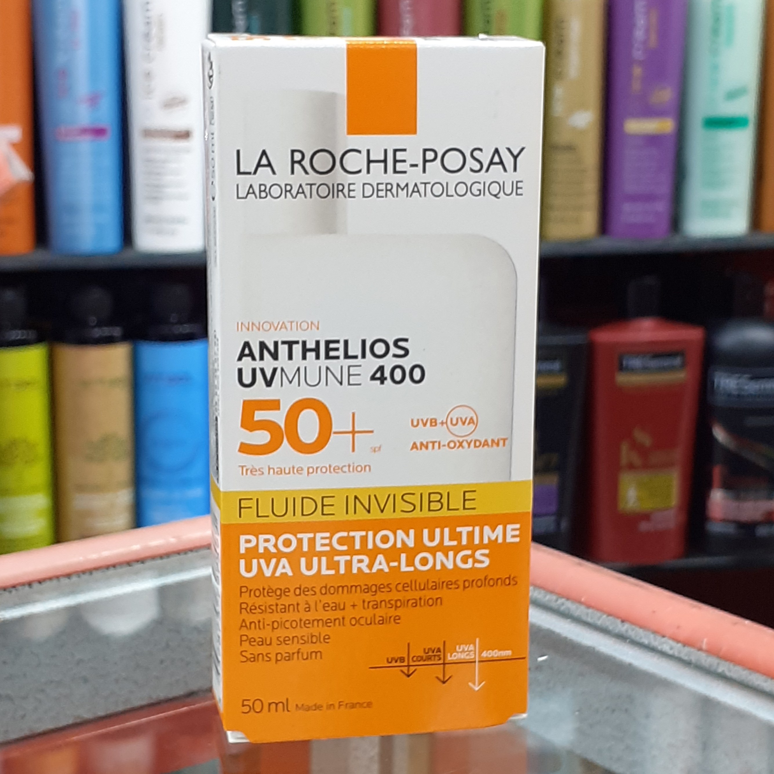 لاروش پوزای فلوئید ضد آفتاب بدون رنگ اس پی اف 50 حجم 50 میل