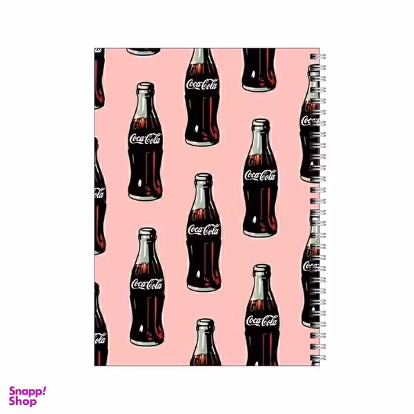 دفتر مشق 50 برگ بامبیلیپ طرح پترن کوکاکولا کد 2379426