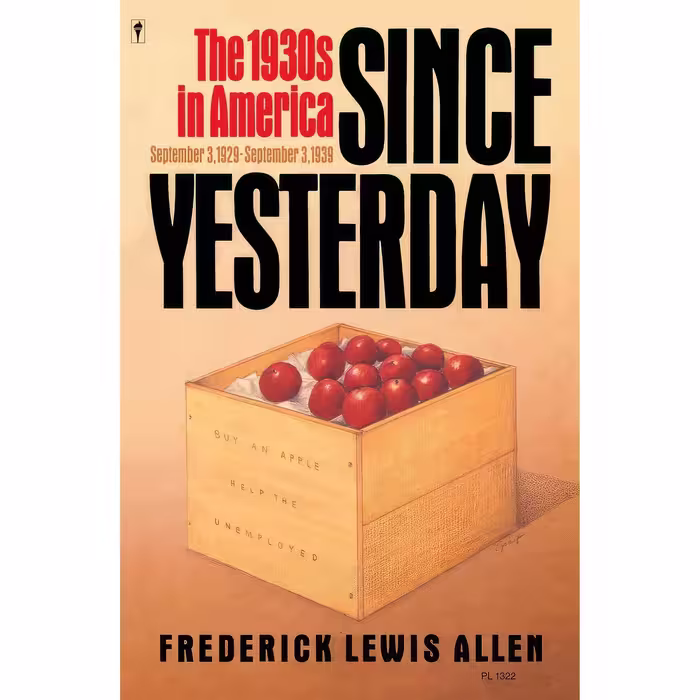 کتاب زبان اصلی Since Yesterday اثر Frederick Lewis Allen انتشارات Borgo Pr