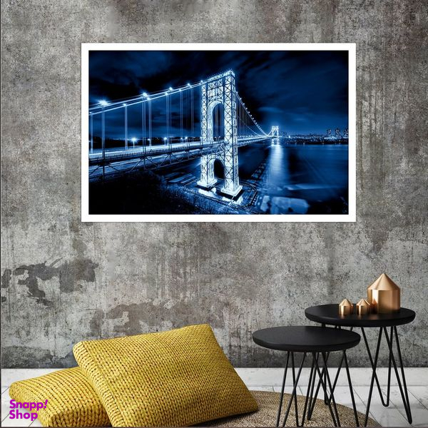 تابلو بکلیت طرح پل کابلی و منظره شهر مدل W-S2920