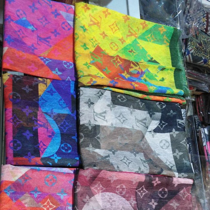 شال حریر نخی