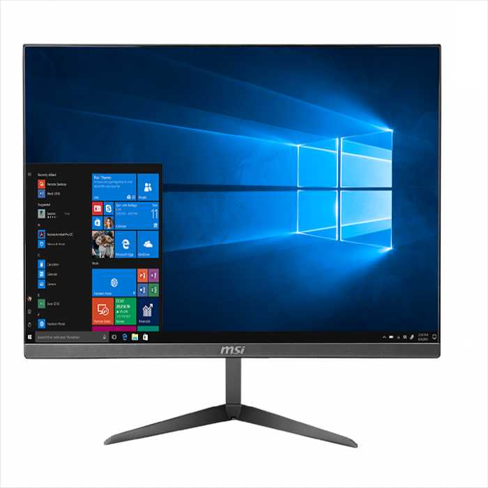 کامپیوتر All In One ام اس آی 24 اینچی مدل PRO 24X 10M پردازنده Core i3 رم 4GB حافظه 256GB SSD گرافیک Intel
