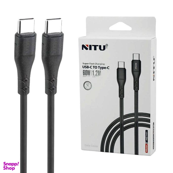 کابل Type-C به Type-C نیتو (Nitu) مدل NC141 طول 1.2 متر 60 وات