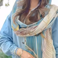 شال نخی اسلپ چهارفصل با کیفیت سبز منگوله دار 