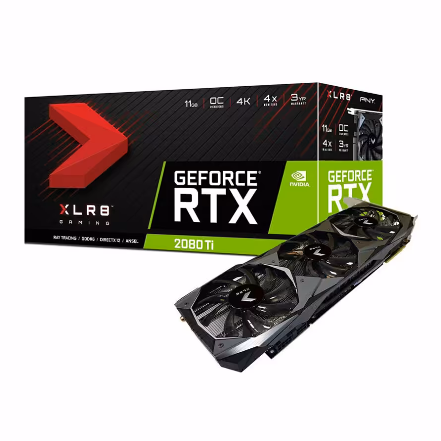 کارت گرافیک پی ان وای RTX 2080 Ti 11GB XLR8 Gaming OC Edition