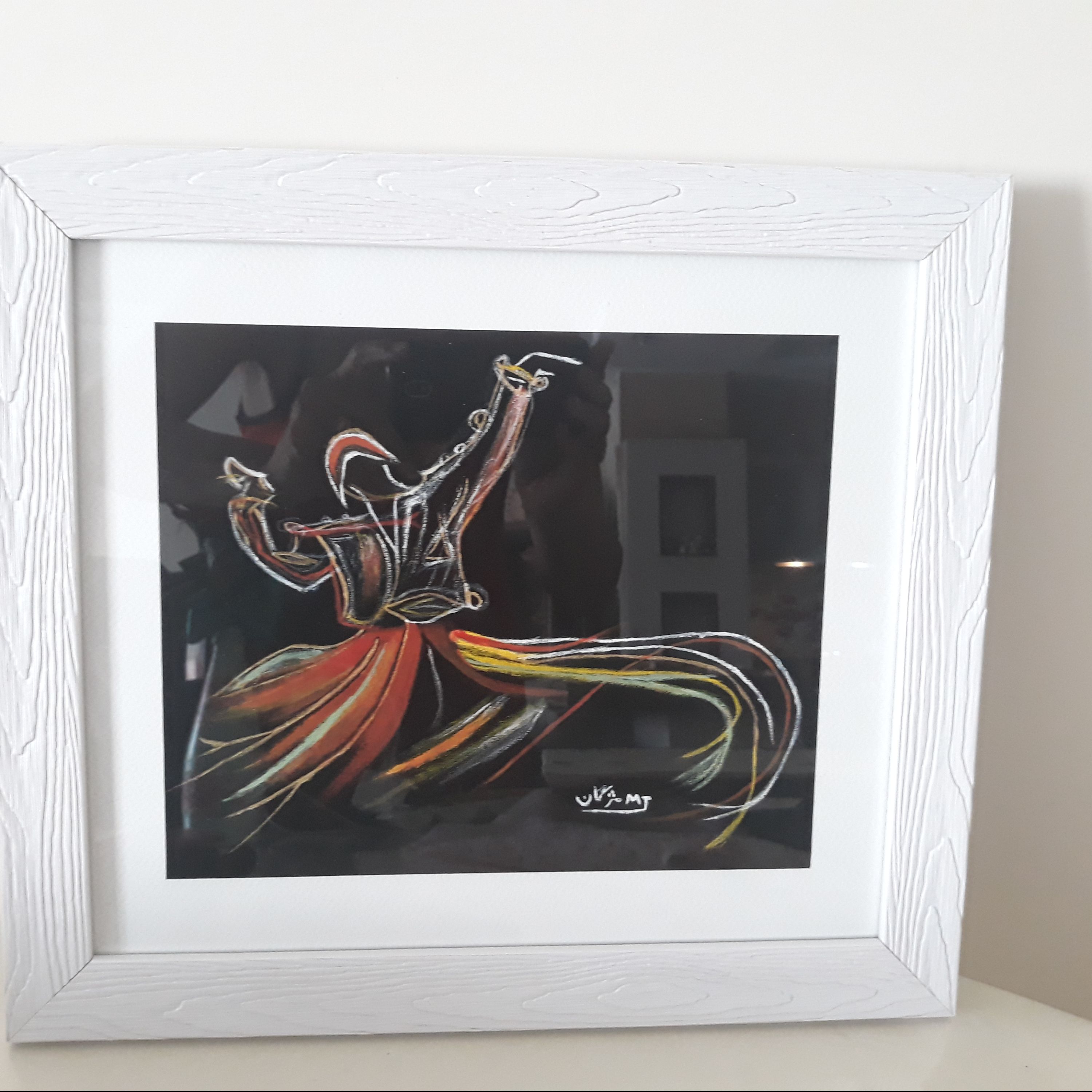 تابلو نقاشی طرح رقص سماع