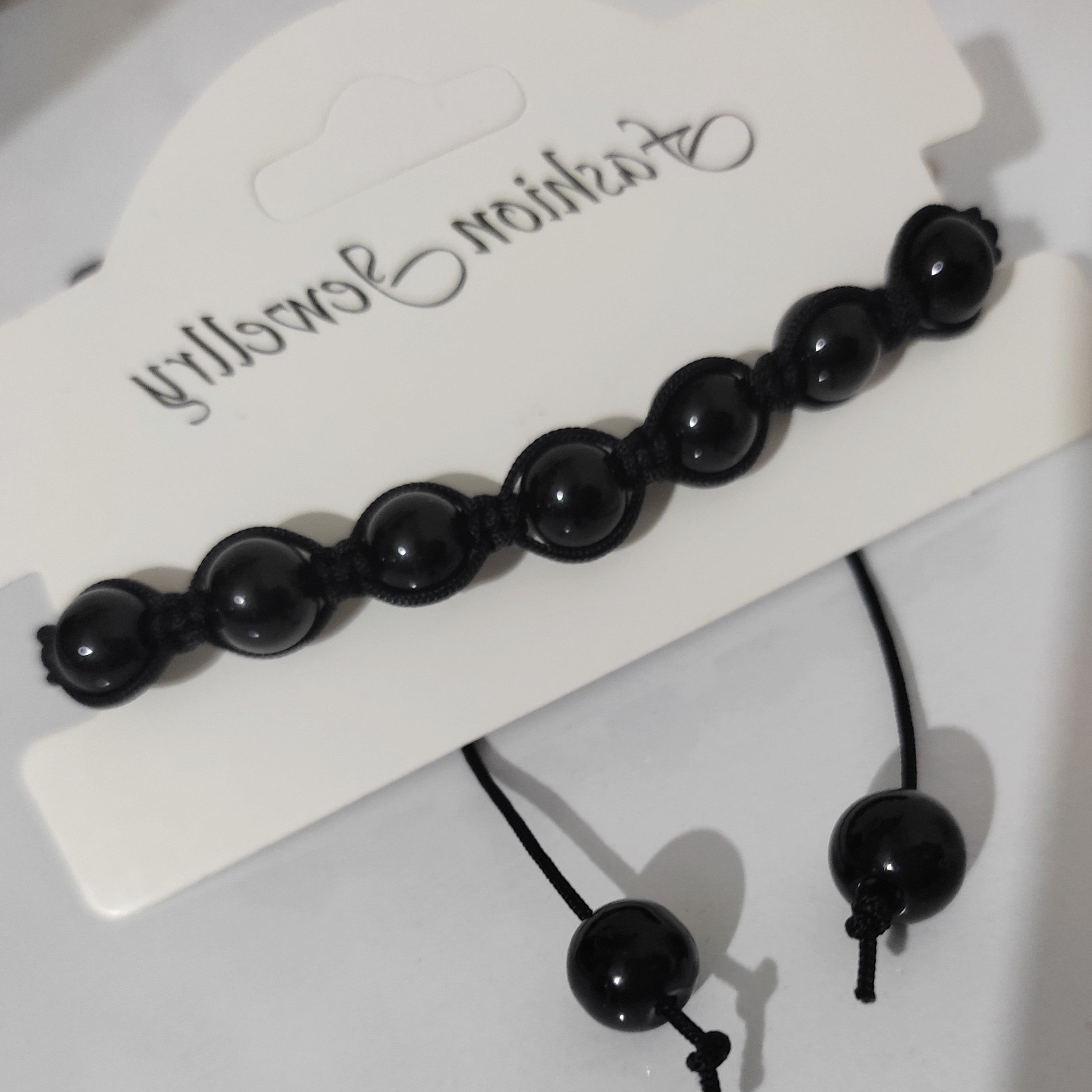 دستبند مشکی کد 2