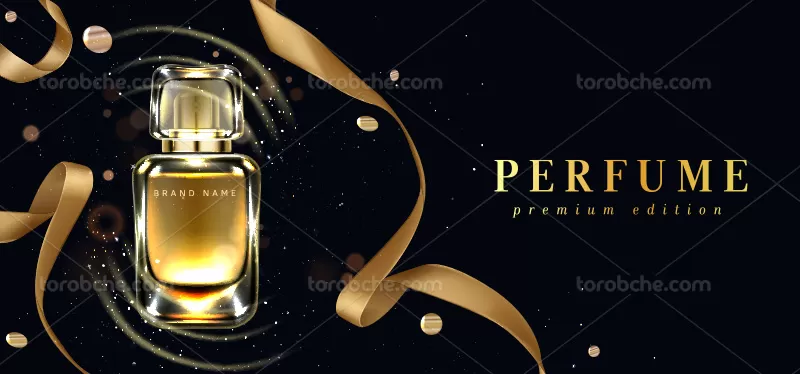 فایل وکتور عطر و ادکلن | گرافیک با طعم تربچه