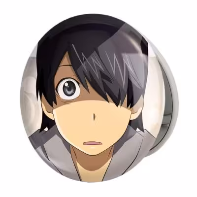 آینه جیبی خندالو طرح اراراگی کویومی انیمه مونوگاتاری مدل تاشو کد 16223