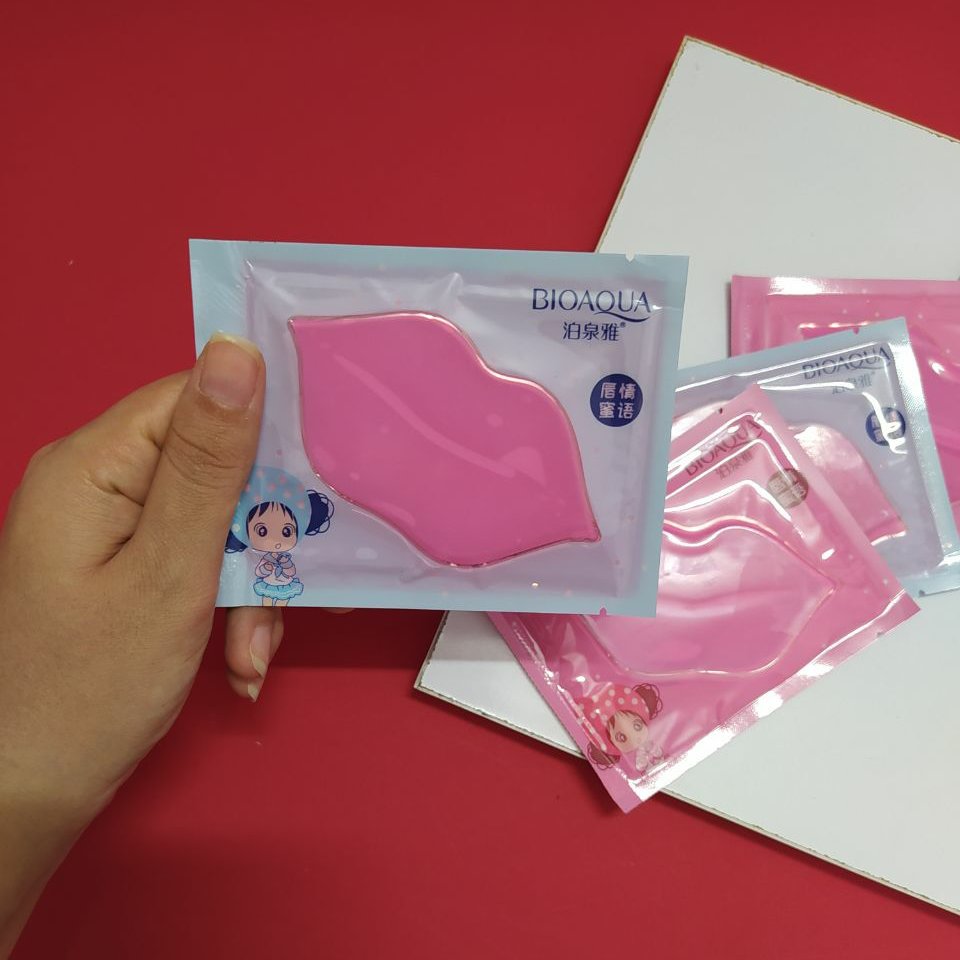 پچ لب ماسک‌ ورقه ای نرم کننده لب بیوآکوا