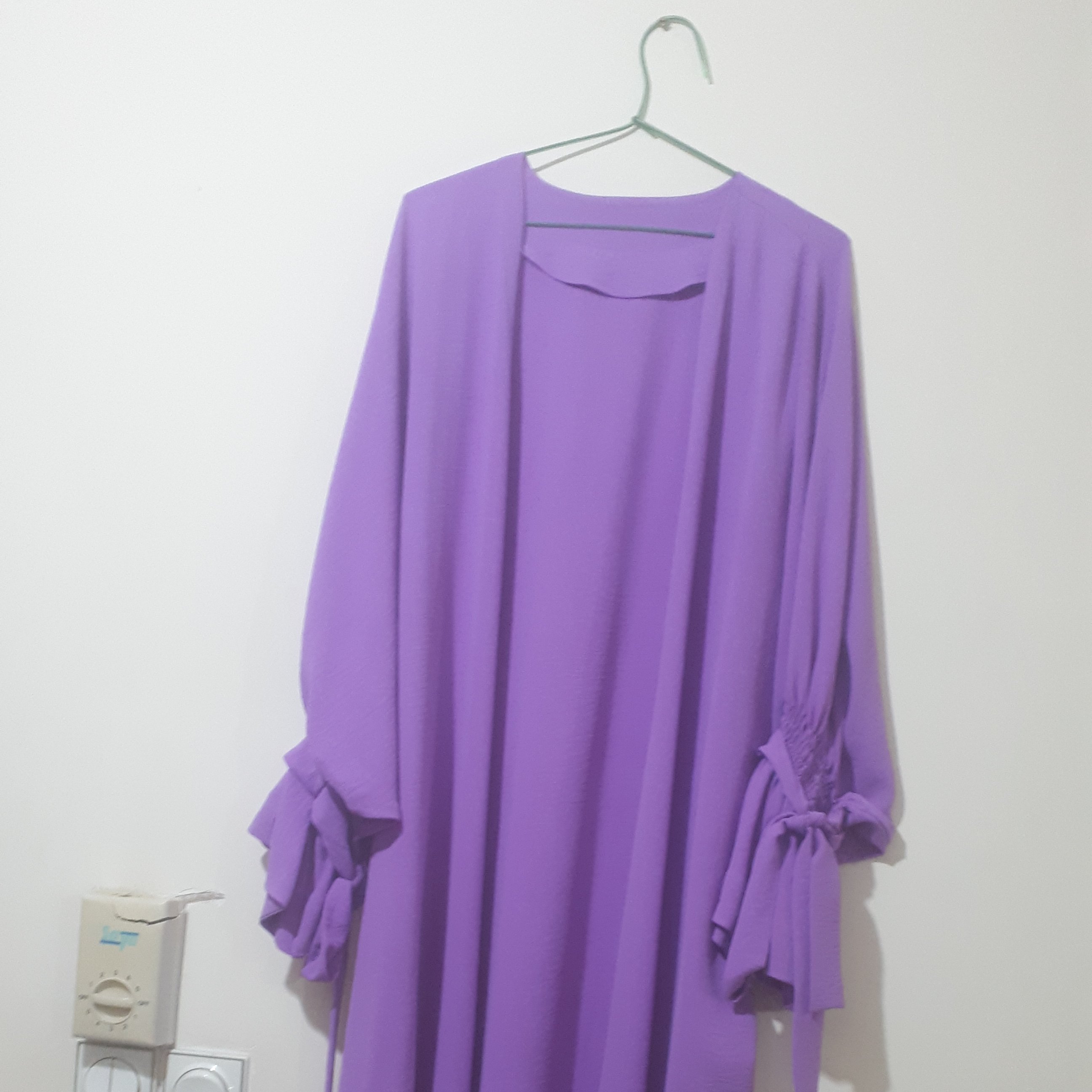 مانتو ابروبادی آستین خفاشی فری سایز مناسب 38 تا 48