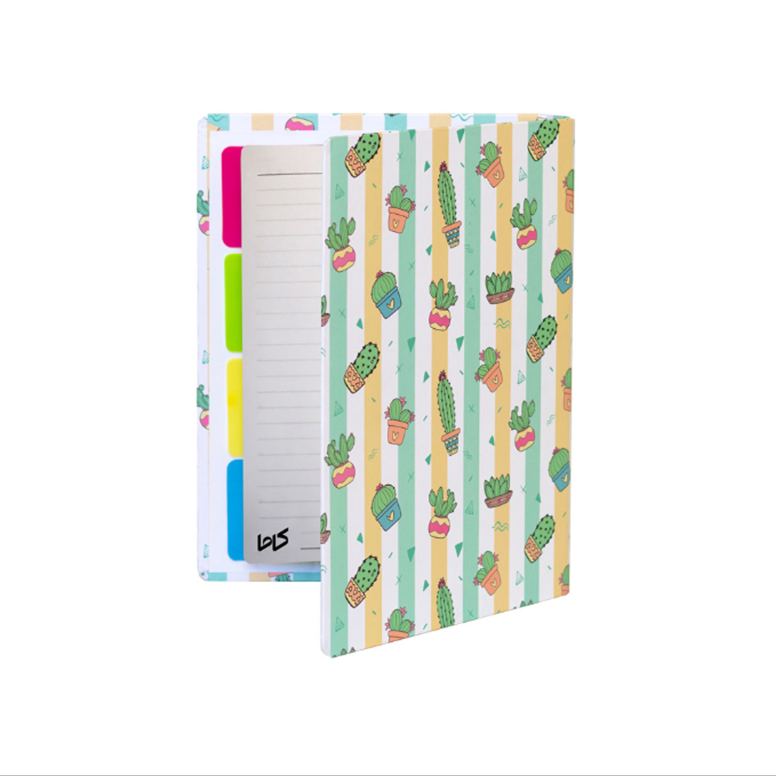 دفتر کلاسوری کاما طرح کاکتوس مدل ساده 100 برگ