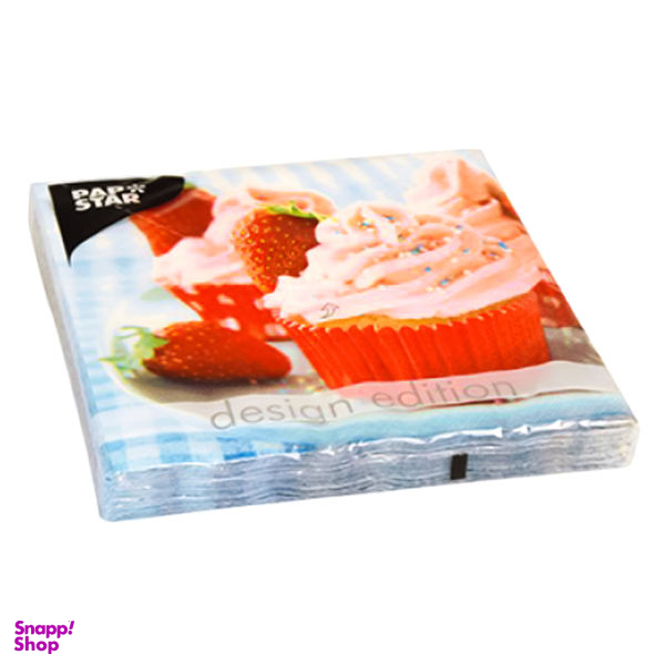 دستمال سفره پپ ستار مدل DEdition کد 82797 بسته 20 عددی