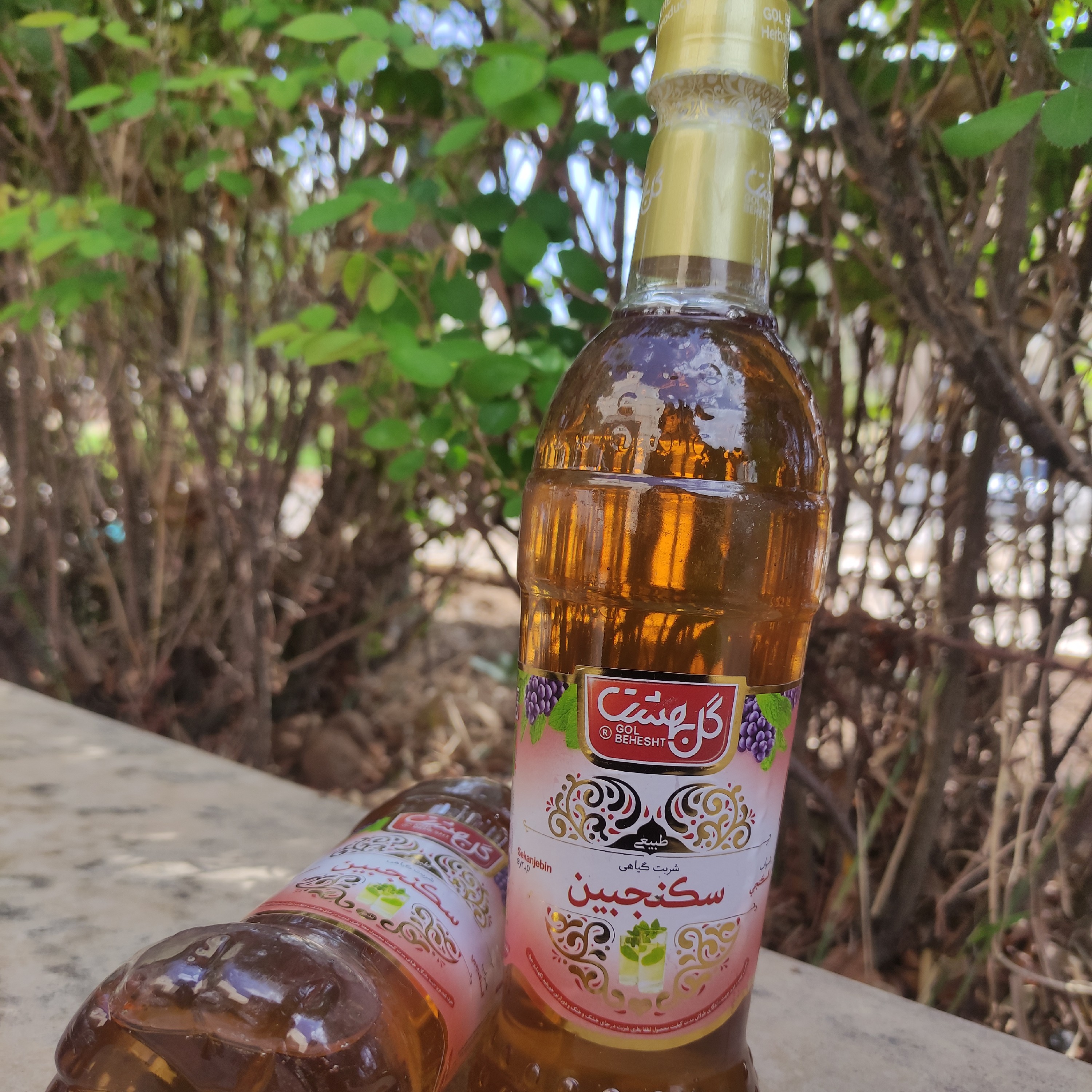 شربت طبیعی سکنجبین بدون اسانس و افزودنی های مصنوعی (یک لیتری)