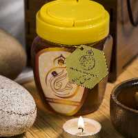 عسل گون گز انگبین 100 درصد طبیعی خام دیابتی مهرگان ایران    ( 475 گرم)