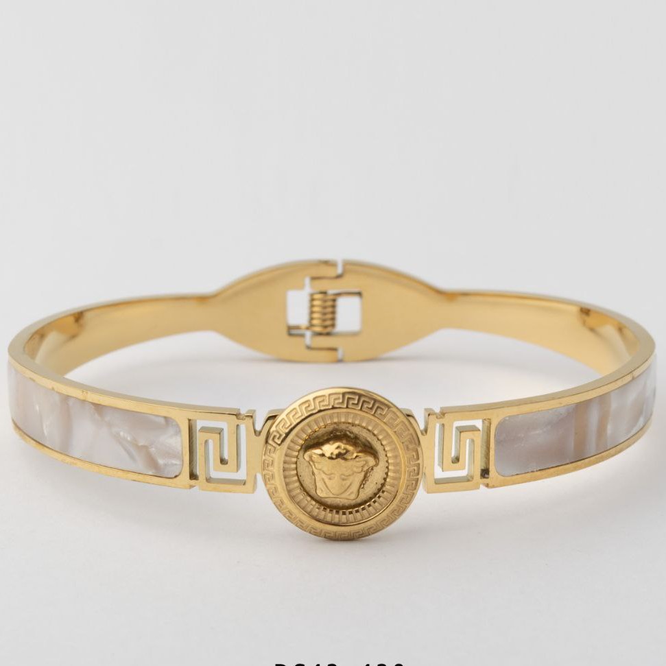 دستبند النگویی استیل 316 رنگ ثابت کد 3