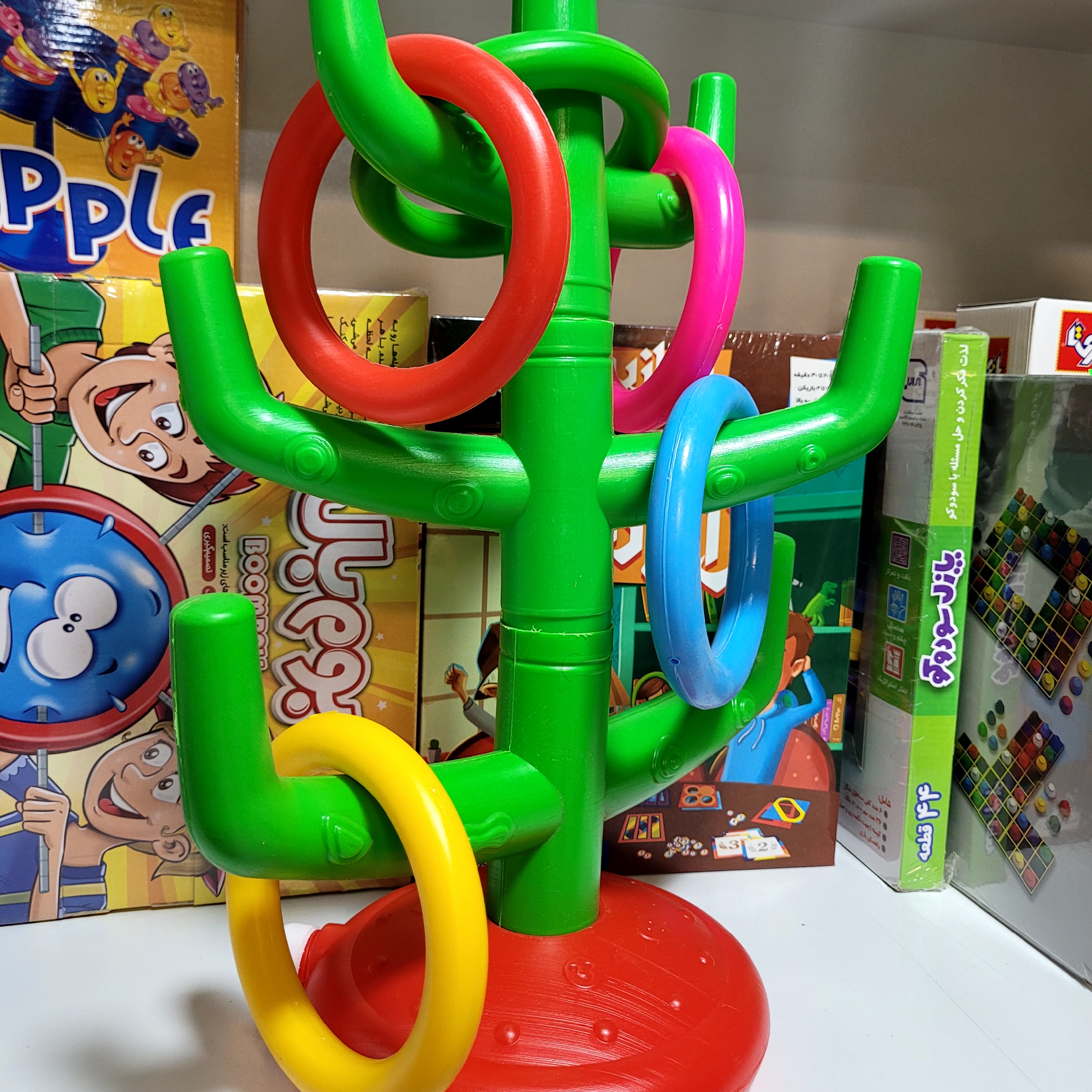 بازی فکری حلقه پرتاب کاکتوس