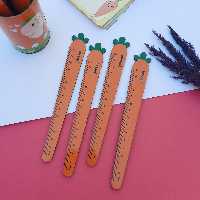 خط کش چوبی طرح هویج