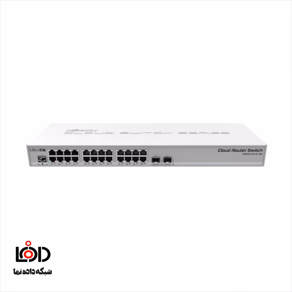 روتر سوییچ میکروتیک CRS326-24G-2S RM