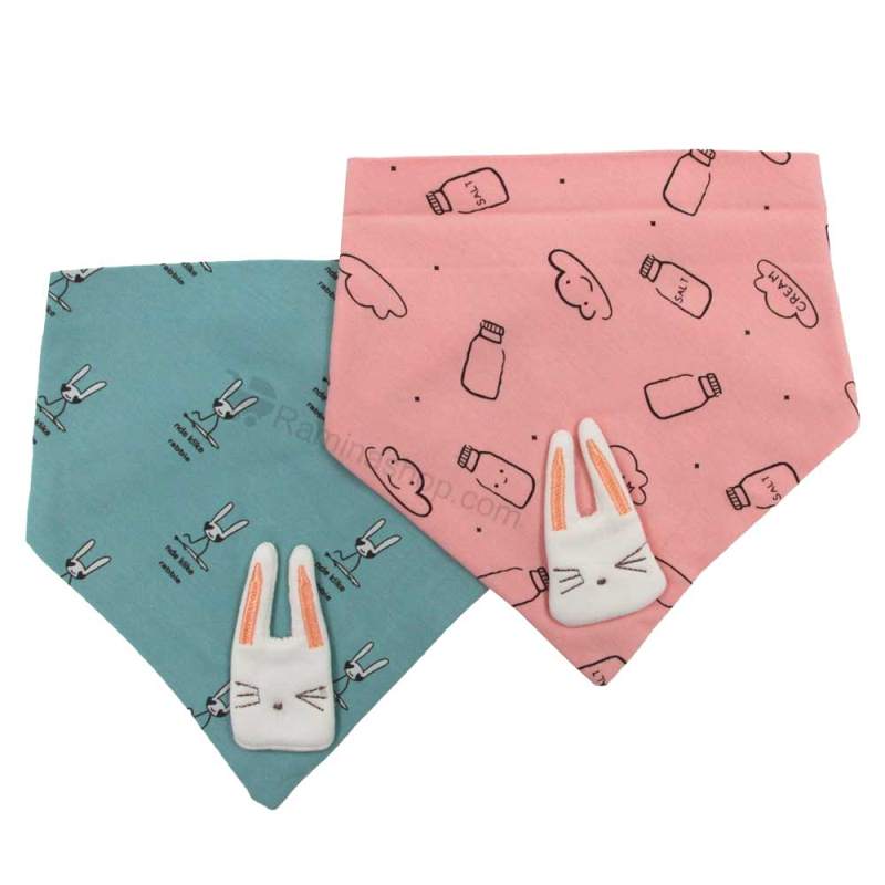 پیشبند دستمال گردنی طرح خرگوش