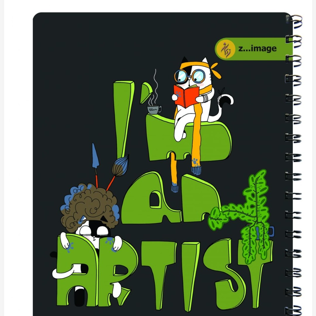 دفتر زبان 80برگ زیماژ کد 13202Zimage

