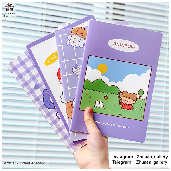 دفتر Purple World یاسی فانتزی