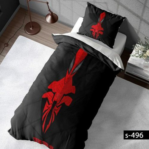 روتختی یک نفره مرد عنکبوتی ، پسرانه،سه بعدی،جنس میکروتترون ، مناسب کودک و نوجوان ،برای تخت90