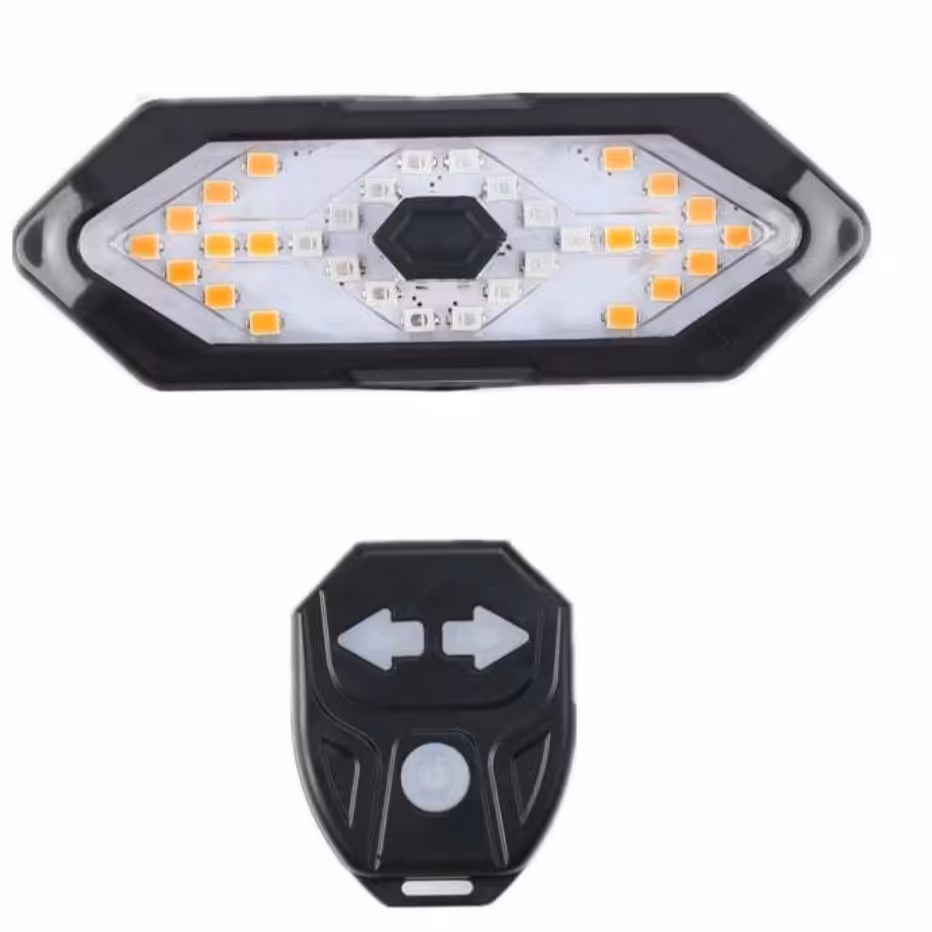 چراغ خطر شارژی دوچرخه دارای راهنما چشمک زن و ریموت وایرلس مدل FY-1820