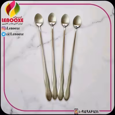 قاشق پارچ 2 عددی رنگ نقره ای ارسال رایگان