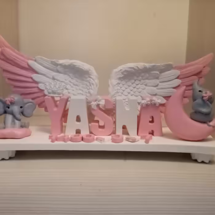 استند اسم یسنا ساخته شده با پودرسنگ هنری ترک 