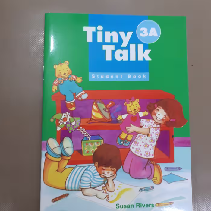 کتاب آموزش زبان انگلیسی TinyTalk3Aهمراه با ورک و سی دی