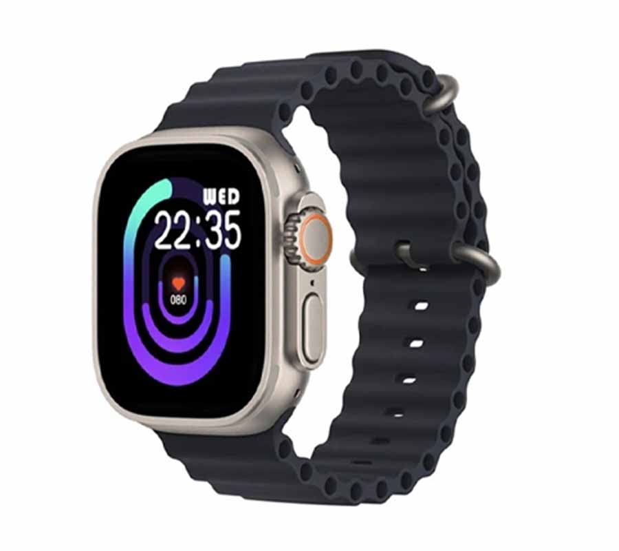پک ساعت هوشمند با ساعت نگین دار و پا بند فلزی با گوشی بند انگشتی – مدل Smart Watch TK700