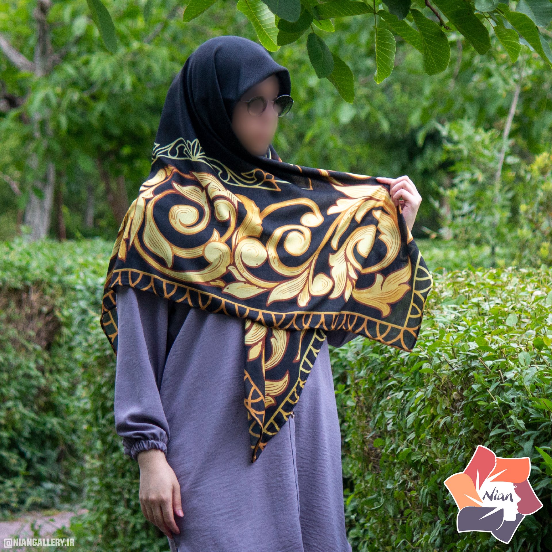 روسری نخی قواره بزرگ