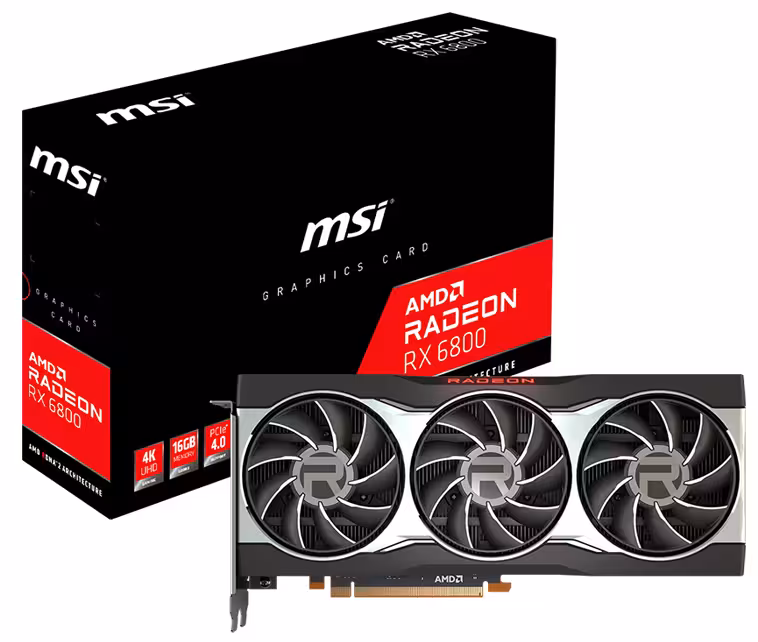 کارت گرافیک  ام اس آی مدل Radeon RX 6800 16G حافظه 16 گیگابایت