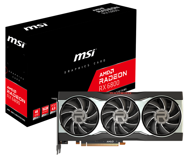 کارت گرافیک  ام اس آی مدل Radeon RX 6800 16G حافظه 16 گیگابایت