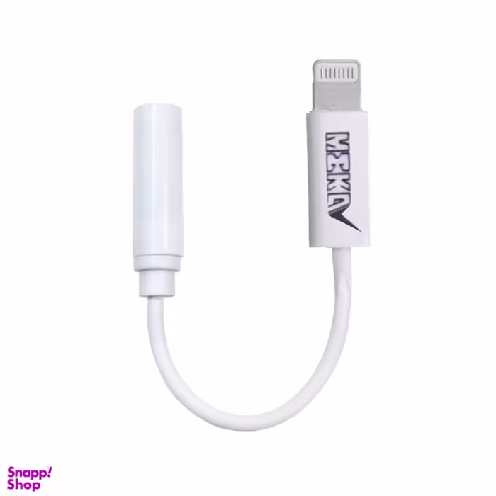 مبدل Lightning به جک هدفون 3.5mm مکا (Meka) مدل Mc23