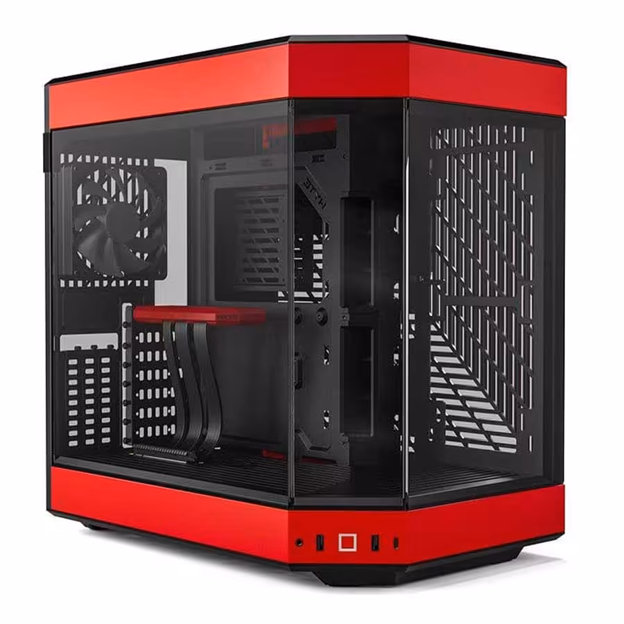 قیمت و خرید کیس کامپیوتر هایت مدل Y60 Black/Cherry | یاس ارتباط