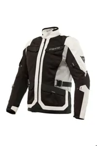 کاپشن موتورسوار مردانه و زنانه موتور کت نساجی خاکستری سیاه کویر داینس Dainese
