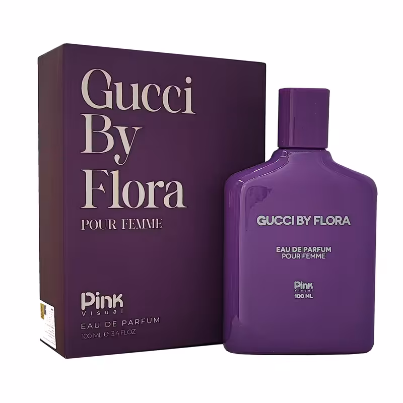 ادوپرفیوم زنانه پینک ویژوآل مدل Cucci by Flora با رایحه گرم حجم 100 میلی‌لیتر
