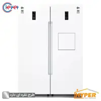 یخچال فریزر دوقلو کلور Rosso S سری 70 استیل هومباردار