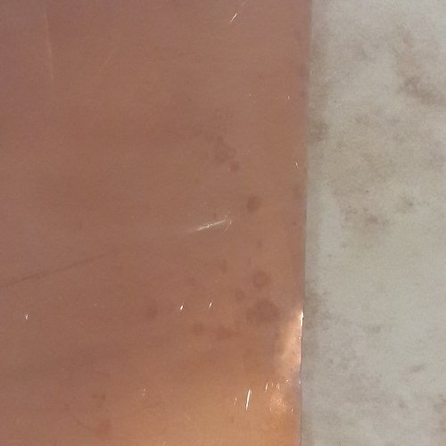 ورق مس ورقه مسی چهاردهم 15در15 مس اصل رنگ قرمز دیجی جت