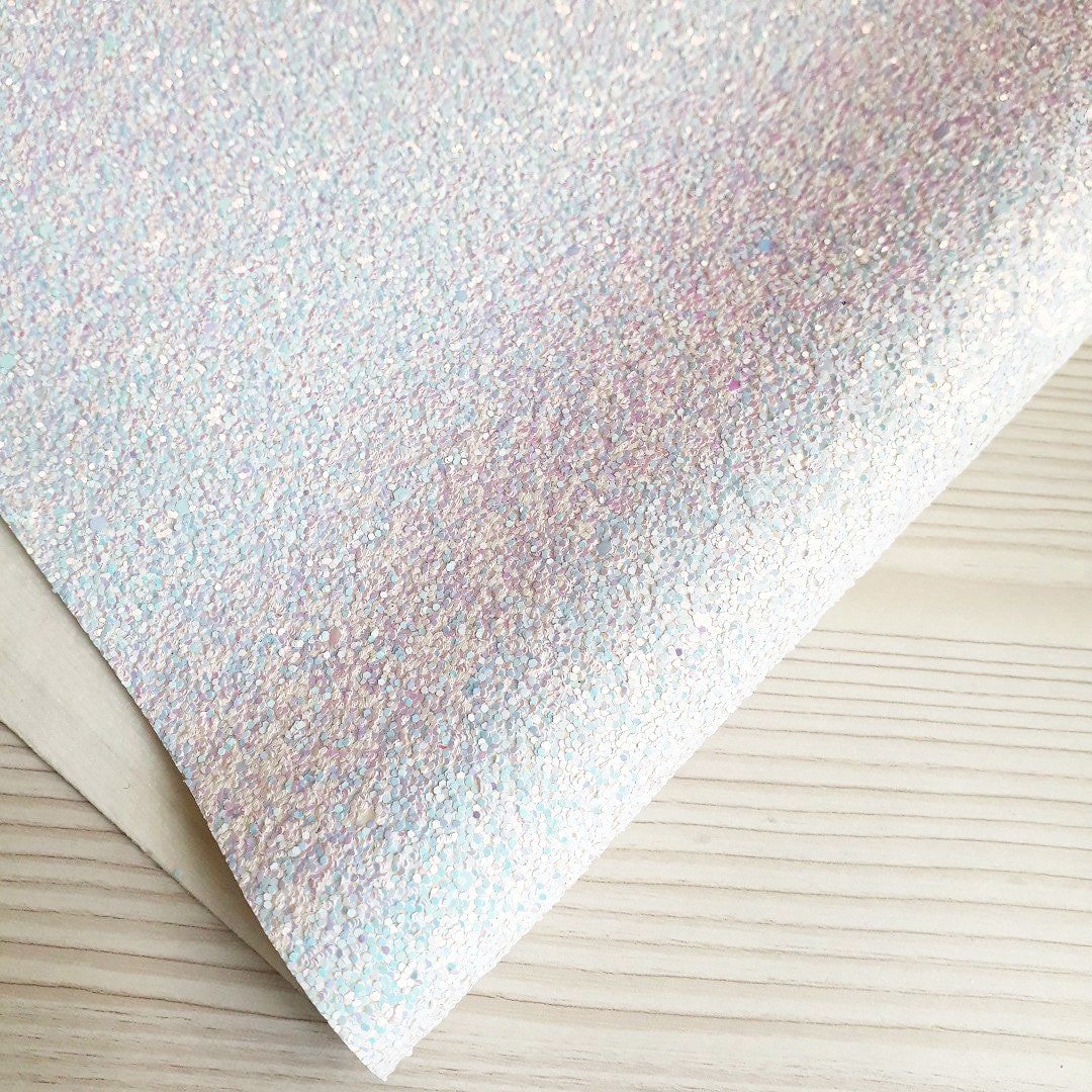 چرم اکلیلی برجسته شنی سفیدباسایه ابی ملایم (20در30 سانت)