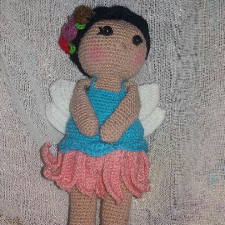 عروسک فرشته بافت