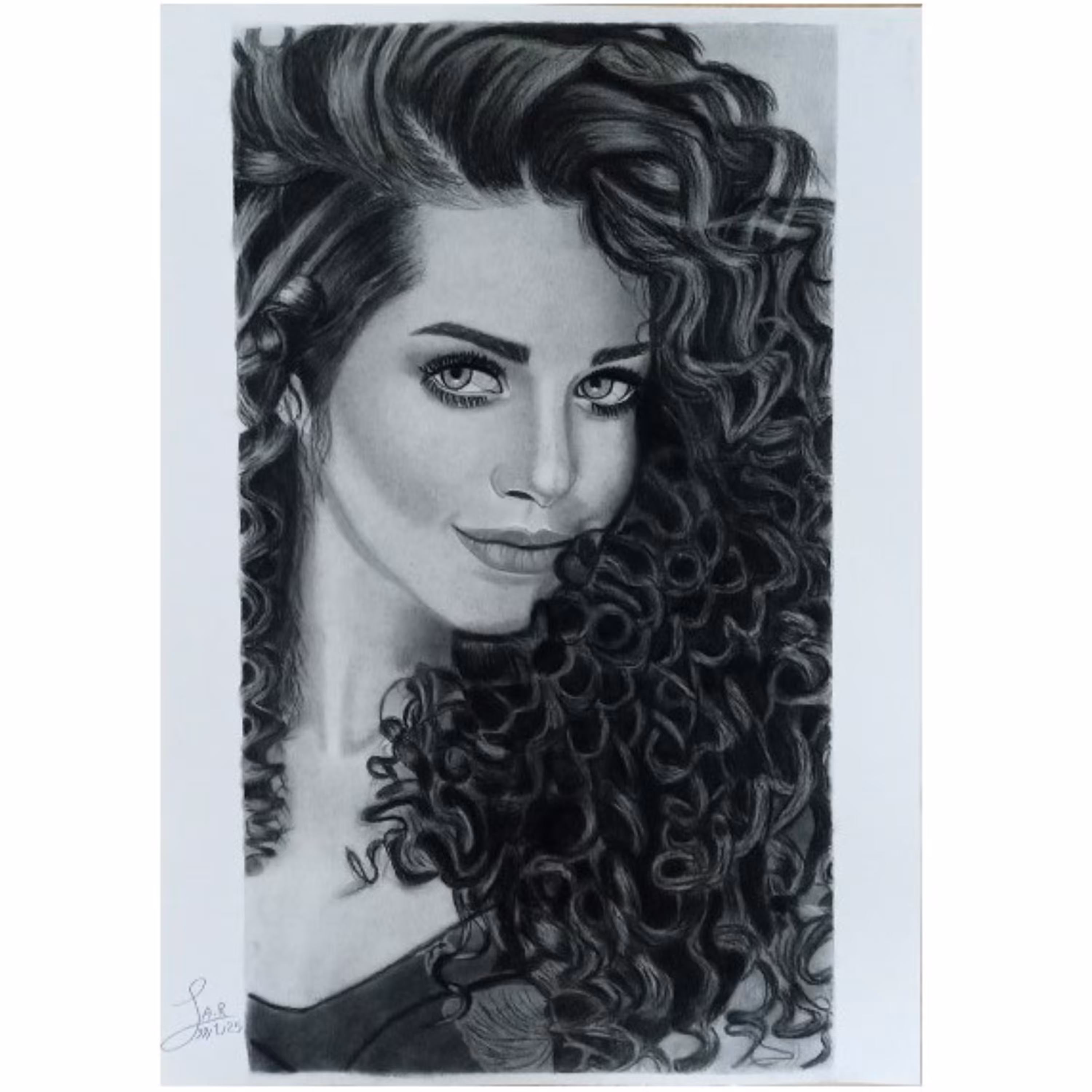 طراحی سیاه قلم چهره با قیمت بسیار استثنایی و کیفیت عالی A3