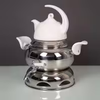 ست کتری و قوری کروپ ست مدل روژین استیل کد 404
