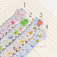 خط کش 15 سانتی ملوسک 